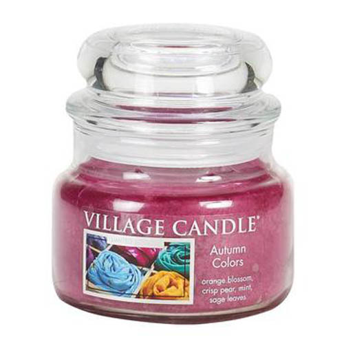 Svíčka ve skleněné dóze Village Candle Barvy podzimu, 312 g