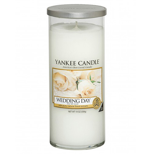 Svíčka ve skleněném válci Yankee Candle Svatební den, 566 g
