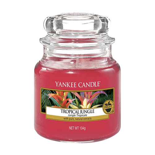 Svíčka ve skleněné dóze Yankee Candle Tropická džungle, 104 g