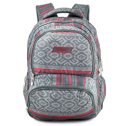 Školní batoh Target Červeno-šedý se vzorem
