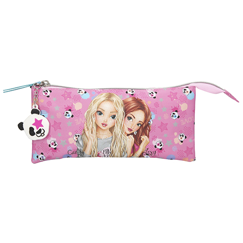 Školní penál taštička Top Model Candy a Lexy, růžový
