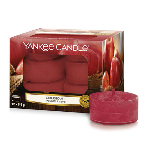 Svíčky čajové Yankee Candle Moštárna, 12 ks