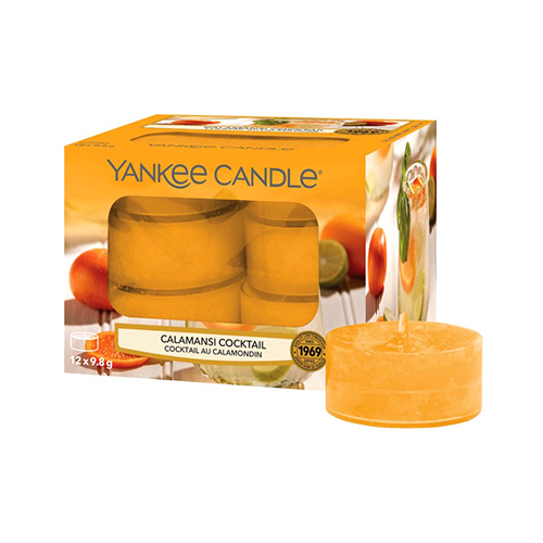 Svíčky čajové Yankee Candle Calamansi koktejl, 12 ks