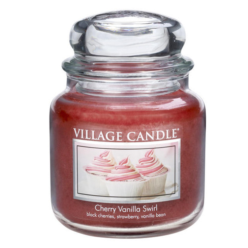 Svíčka ve skleněné dóze Village Candle Višeň a vanilka, 454 g