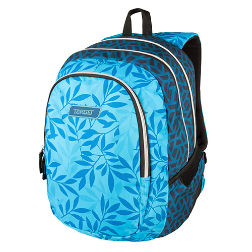 Studentský batoh Target Modrý s listy