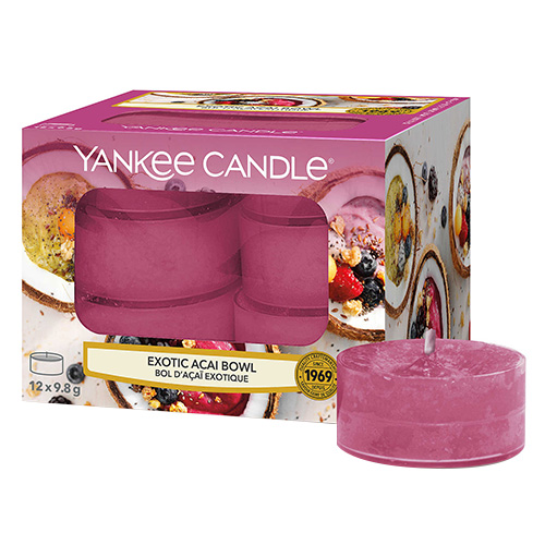 Svíčky čajové Yankee Candle Miska exotických chutí, 12 ks