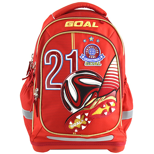 Školní batoh Target 3D Goal, barva červená