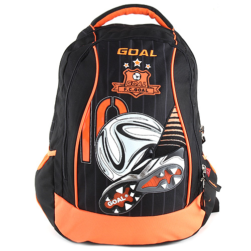 Target Školní batoh Goal 3D nášivka kopačky a fotbalového míče