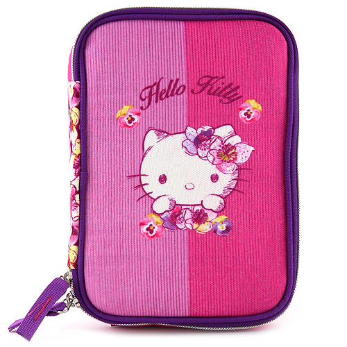 Školní penál s náplní Target Hello Kitty, barva růžová