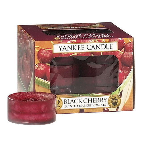 Svíčky čajové Yankee Candle Zralé třešně, 12 ks