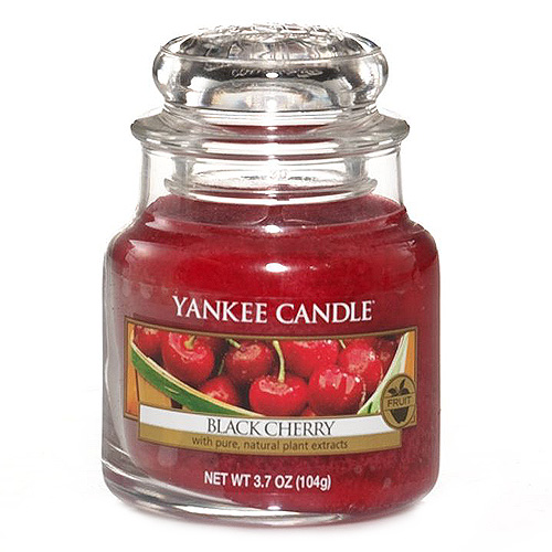 Svíčka ve skleněné dóze Yankee Candle Zralé třešně, 104 g