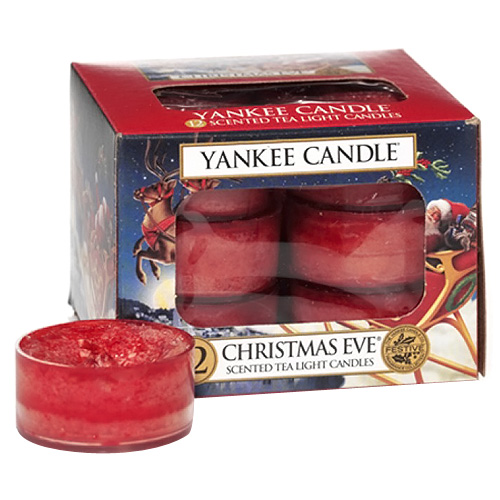 Svíčky čajové Yankee Candle Štědrý večer,   12 ks