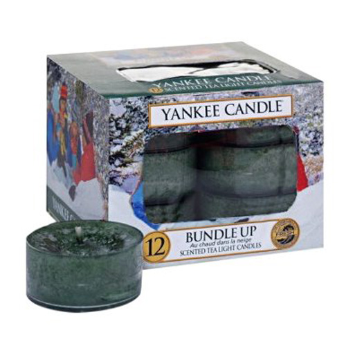 Svíčky čajové Yankee Candle Nabalte se, 12 ks