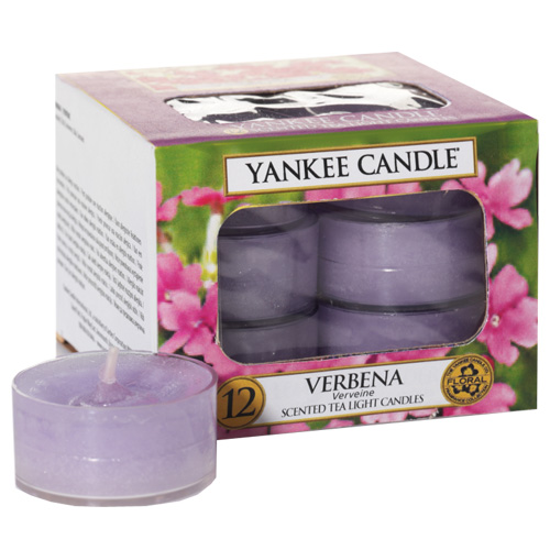 Svíčky čajové Yankee Candle Verbena, 12 ks